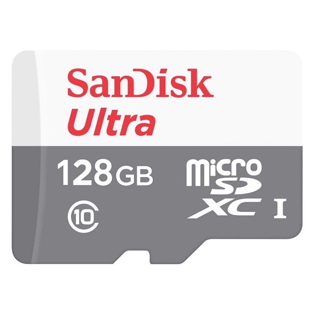 Memoria Micro SD SanDisk Uhs i 128GB Clase 10 Con Adaptador Computación