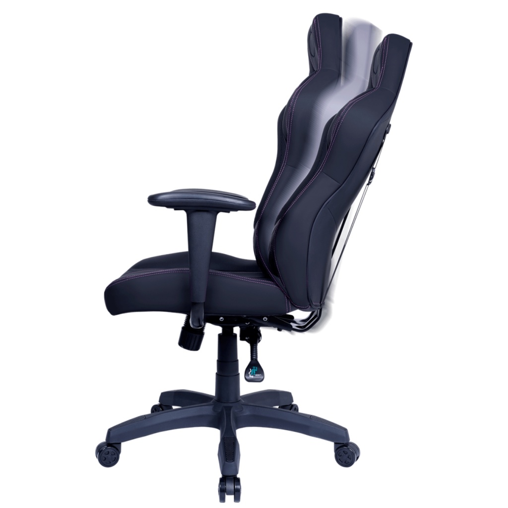 Silla Gamer Cooler Master Caliber E1 Cuero PU Ergonomica Negra Sillas