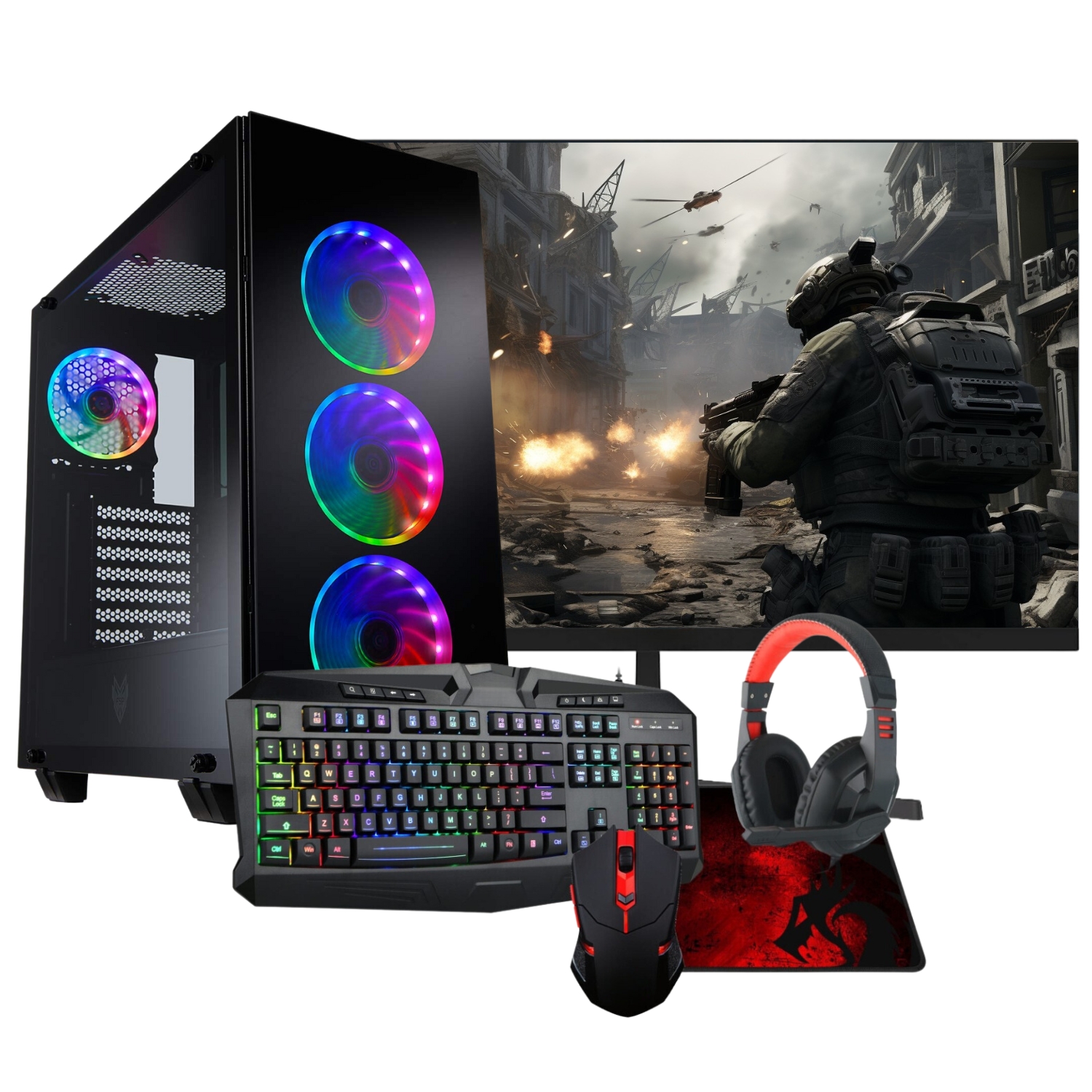 Pc Gaming Completo AMD Ryzen 5 5600G