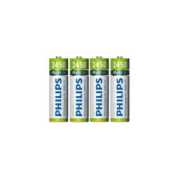 Pila Recargable Philips AA 2450mah Blister x4 Pilas