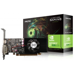 Tarjeta de Video Arktek Nvidia GeForce GT 1030 2GB GDDR5 HDMI/DVI (Incluye Bajo Perfil)