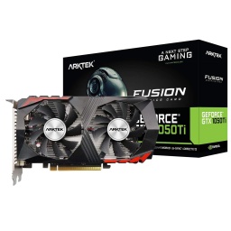 Tarjeta de Video ARKTEK Nvidia GeForce GTX 1050 Ti 4GB DDR5 128bits Dual Fan Gamer DVI/HDMI/D-PORT