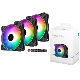 Kit 3 Ventiladores de 120mm RGB Gamer para Gabinetes de PC