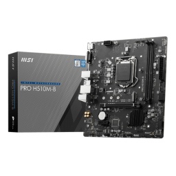 Motherboard MSI PRO H510M-B Socket LGA1200 para Generacin 10 de Intel DDR4 M.2 HDMI VGA USB 3.2