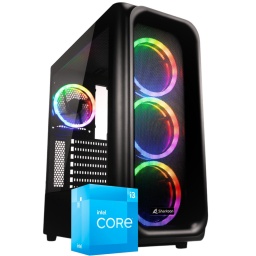 PC Computadora Gamer Intel Core i3-12100F 16GB DDR4 480GB SSD Video GeForce GTX 1650 4GB GDDR6