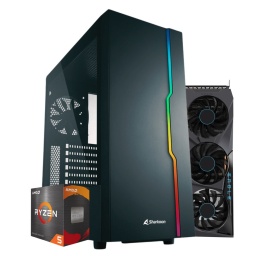 PC Computadora Gamer AMD Ryzen 5 5500 6 Ncleos 16GB 480GB SSD AMD Radeon Gaming RX 7600 8GB GDDR6