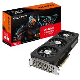 Tarjeta de Video Gigabyte AMD Radeon RX 7600 XT Gaming OC 16GB GDDR6 128-bit PCI-E 4.0 Windforce