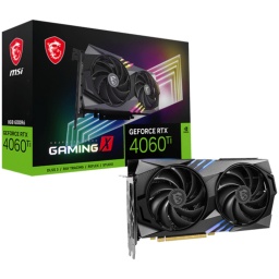 Tarjeta de Video MSI GeForce RTX 4060 Ti 8GB GDDR6 Gaming X 128-bit DLSS3 Doble Fan Torx 5.0