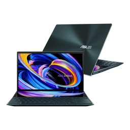 Notebook Asus Zenbook Duo 14 UX482EG-XS77T Core i7-1165G7 32GB 1TB Doble Pantalla Touch 14'' + 12.6'' IPS GeForce MX450