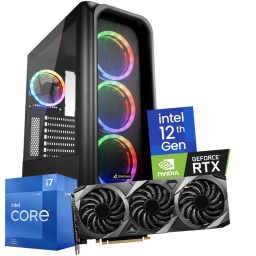 PC Computadora Gamer Intel Core i7-12700F 64GB 1TB SSD M.2 NVMe Video NVIDIA GeForce RTX 3060 12GB GDDR6