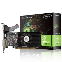 Tarjeta de Video Arktek GT 610 2GB DDR3 PCI Express C/Bajo Perfil HDMI VGA DVI