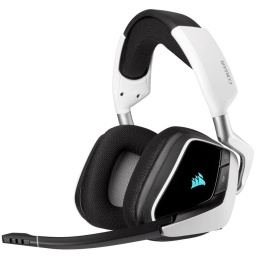 Auriculares Inalambricos Corsair Void RGB Elite Wireless 7.1 Envolvente C Microfono PC Mac PS4 PS5 - Blanco