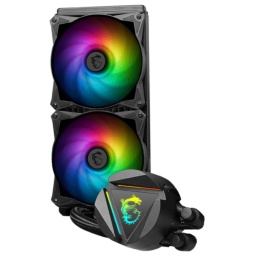 Water Cooling Refrigeracion Lquida MSI MAG CoreLiquid 240R V2 Black RGB 2x Fanes Intel y AMD - Negro