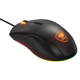 Mouse Gamer Cougar Minos EX RGB 6400 Dpi Ambidiestro Sensor PixArt PAW 3309 - Negro