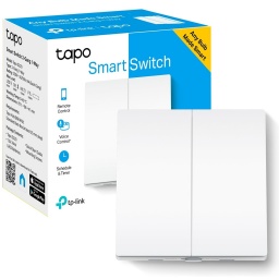 Interruptor de Luz Wi-Fi TP-Link TAPO S220 2 Vas Inteligente SmartSwitch Ahorro