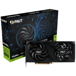 Tarjeta de Video Palit Nvidia GeForce RTX 4070 Super 12GB GDDR6X Dual RGB PCIe 4.0 192bit HDMI/D-Port