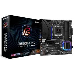 Motherboard ASRock B650M PG Riptide WiFi Socket AM5 AMD DDR5 mATX HDMI Gigabit LAN