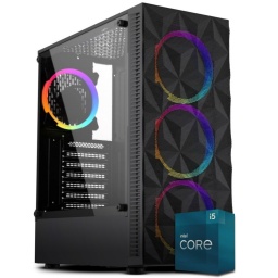 PC Computadora Gamer Intel Core i5-12400F 32GB DDR4 480GB SSD Video AMD Radeon RX 580 8GB GDDR5