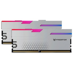 Memoria RAM DDR5 32GB (2x16GB) Acer Predator Hermes RGB 6800MHz White Gaming Premium