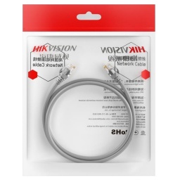 Cable de Red Patchcord Hikvision Cat6 10 Metros Armado - Gris