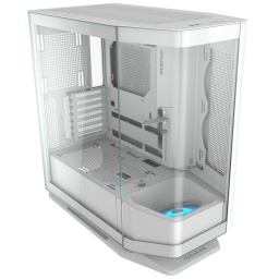 Gabinete Gamer Cougar FV270 White RGB Blanco 1 Fan ARGB Doble Panel de Vidrio Templado