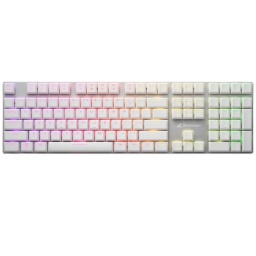 Teclado Mecanico Sharkoon PureWriter RGB Blanco Switch Kailh Red US