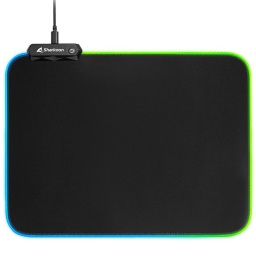 Mouse Pad Gamer Sharkoon 1337 RGB V2 Gaming Mat 360 Negro 360 x 270 x 3 mm