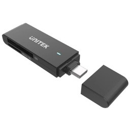 Lector de Memorias SD y Micro SD Unitek Y-9328 USB-C 3.0