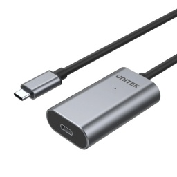 Cable Extensin Unitek U305A de USB Tipo C 5 Metros USB-C Macho/Hembra