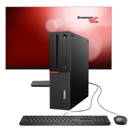 PC Computadora Lenovo ThinkCentre M900 SFF Intel Core i5-6500 8GB DDR4 256GB SSD + Monitor LED 19'' HD