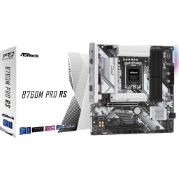 Motherboard ASRock B760M Pro RS LGA1700 DDR5 Intel Gen. 12/13/14 M.2 mATX RGB