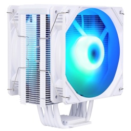 Disipador Fan Cooler de Aire para CPU Sama KA600DW ARGB 150MM 6 Tubos de Cobre Para Intel y AMD - Blanco