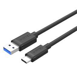 Cable Unitek C14103BK-3M USB-C (Tipo C) a USB 3.0 de 3 Metros - Negro