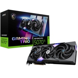 Tarjeta de Video MSI GeForce RTX 5070 Ti 16GB GDDR7 Gaming Trio OC Plus 256-bit DLSS 4 PCIe Gen5