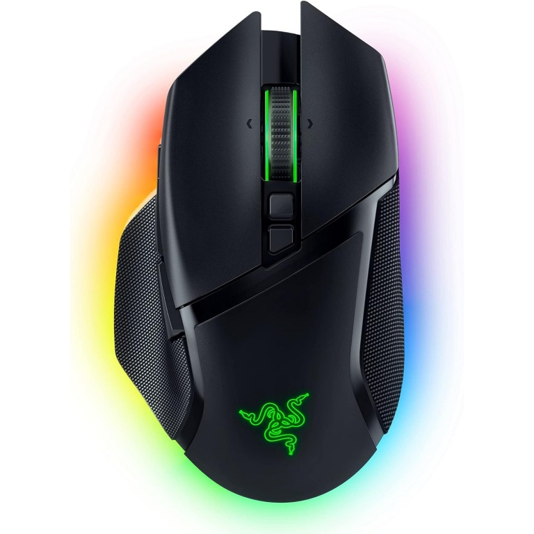 Mouse Gaming Inalambrico Razer Basilisk V3 Pro Personalizable Chroma RGB Sensor Focus Pro 30K 11 Botones - Negro