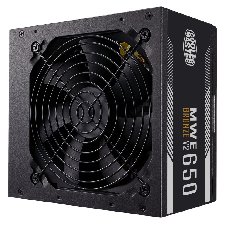 Fuente Gamer Cooler Master MWE 650 V2 650W Reales 80 Plus Bronce Fan 120mm