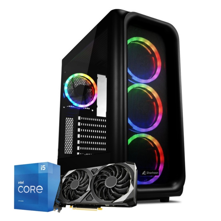 PC Computadora Gamer Core i5-11400F 32GB Ram DDR4 480GB SSD Video GeForce RTX 3050 8GB GDDR6