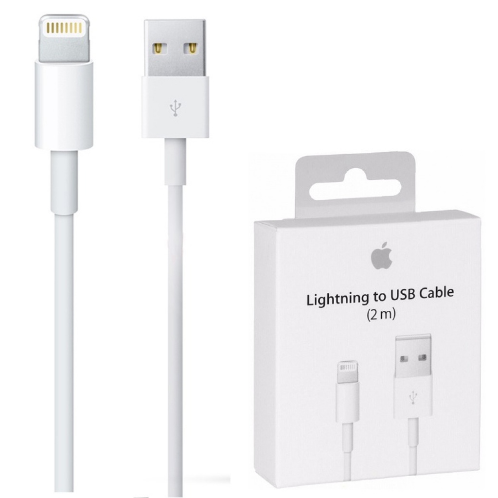 Cable Usb Lightning Original Apple iPhone 5 6 Plus 2 Metros