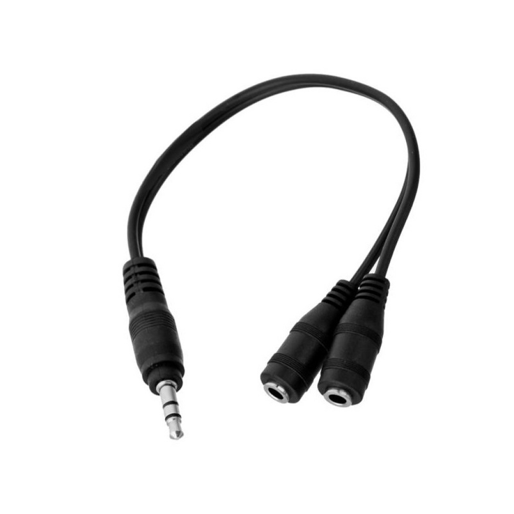 Adaptador Mini Plug Aux 3.5 A Microfono Auricular Pc