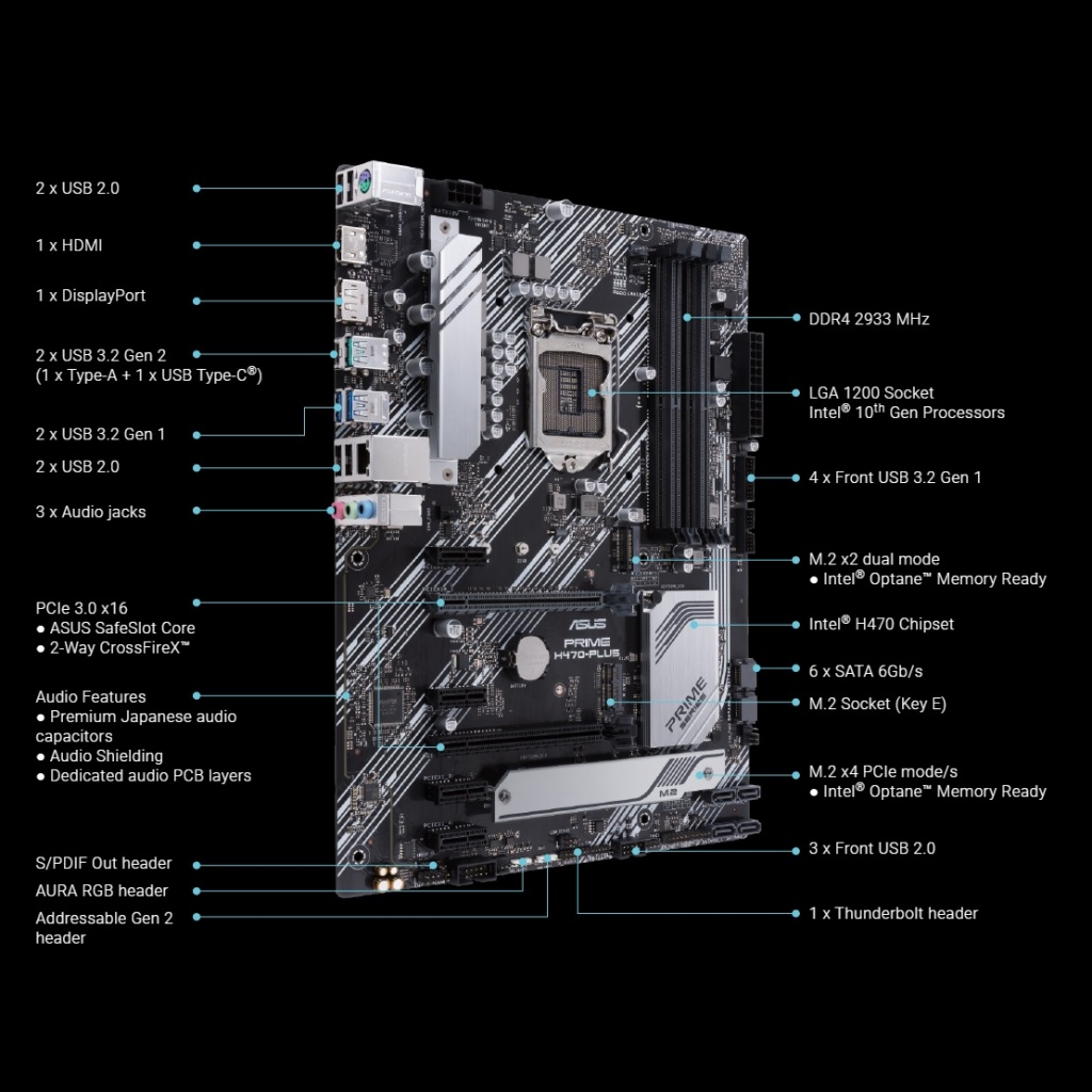 Asus prime h470 plus обзор