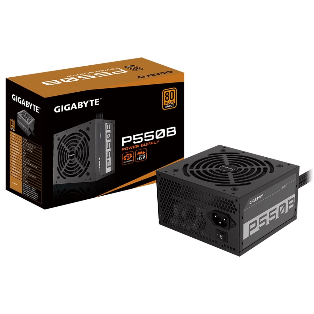 Fuente Atx Gigabyte Gp P550b 550w Reales 80 Plus Bronce Componentes