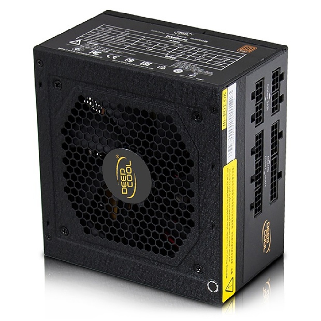 Fuente Gamer Deepcool Da600 M 600w Reales Certificación 80 Plus Bronce