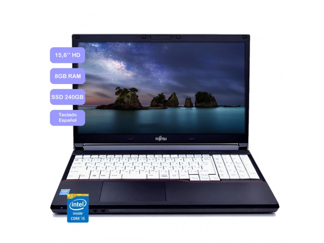 FUJITSU Notebook LIFEBOOK A574 Celeron 8GB 新品SSD120GB テンキー