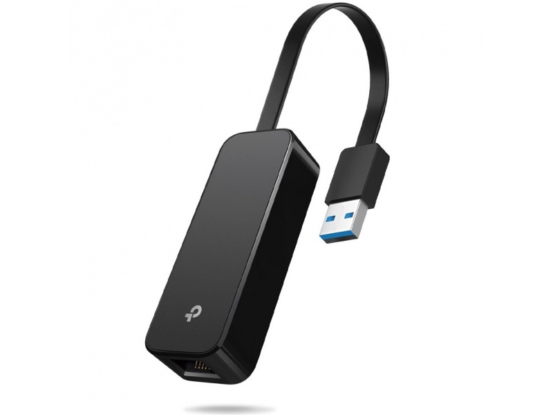 Adaptador de Red TP-Link UE306 USB 3.0 a Ethernet Gigabit 1000 Mbps. Negro