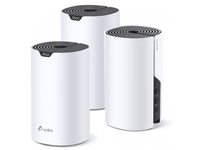 Router / Access Point TP-Link Deco S7 Sistema Wi-Fi Mesh Inteligente Doble Banda AC1900 (Kit 3 Unidades)