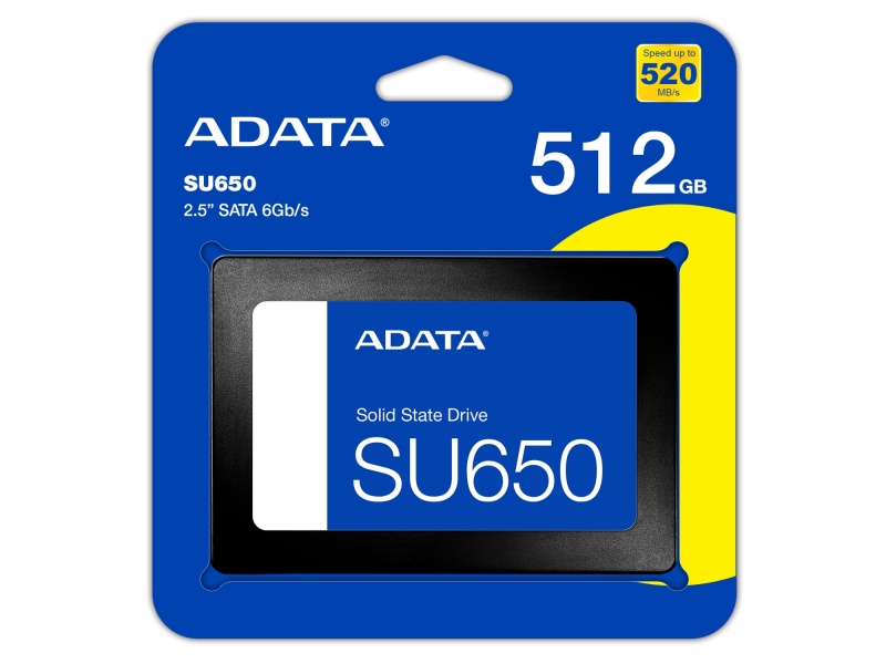 Disco Solido SSD Adata Ultimate SU650 512GB 2.5'' 3D NAND SATA 6Gb/s